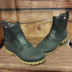 Tommy Hilfiger Women's Black Malvia-T Rubber Rain Boots 9M